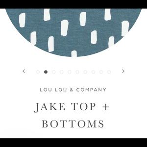 Lou Lou & Company Jake Top and Bottom Set NB